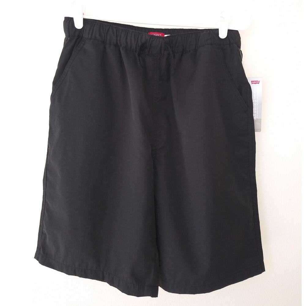 NWT Boy's Levi's Pull On Chino Shorts Black XL